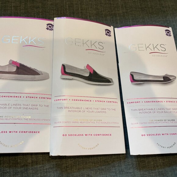 Gekks Go Sockless Set of Three - Picture 3 of 11